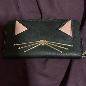 Kate spade cat wallet